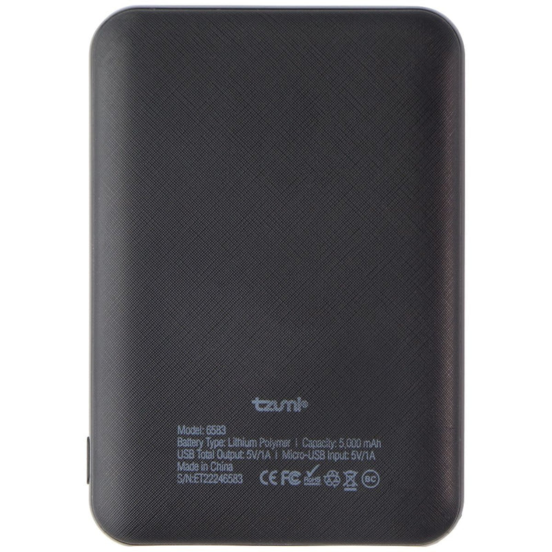 Tzumi Pocket Juice 5000mAh Portable Dual Port USB Charger Battery - Black - TZUMI - Simple Cell Shop, Free shipping from Maryland!
