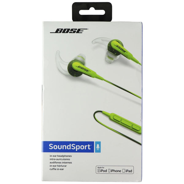 Bose SoundSport In-Ear Headphones MFi for Apple devices - Energy Green - Bose - Simple Cell Shop, Free shipping from Maryland!