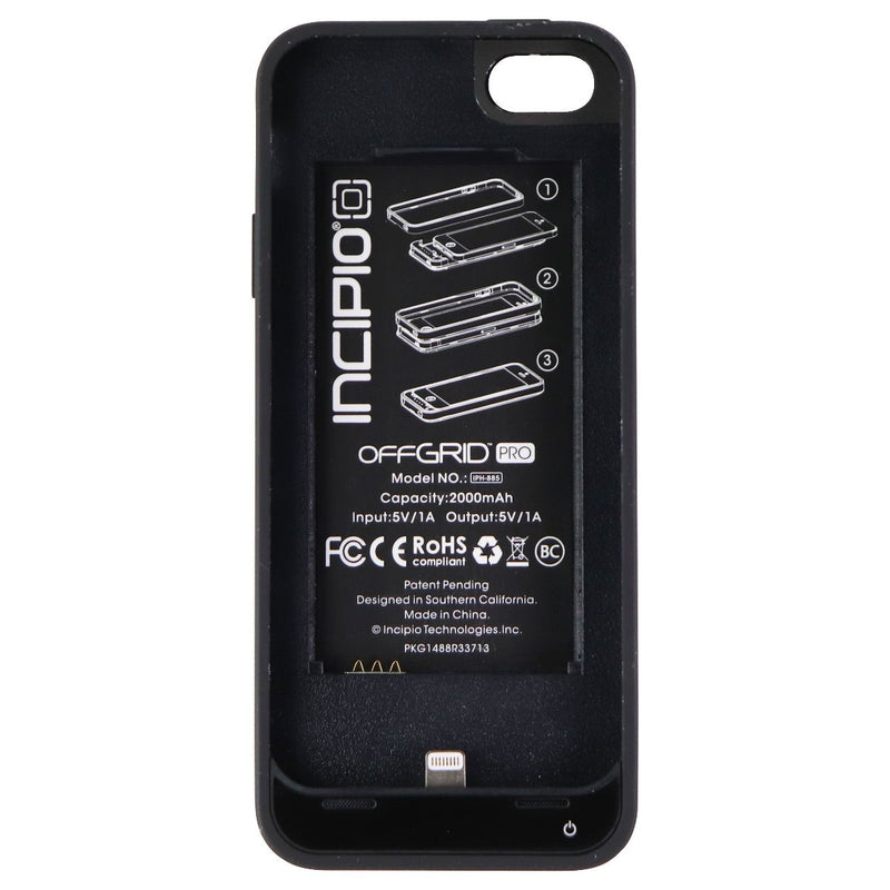 Incipio Offgrid Pro Battery Case for Apple iPhone 5 / 5S / SE (1st Gen) - Black - Incipio - Simple Cell Shop, Free shipping from Maryland!