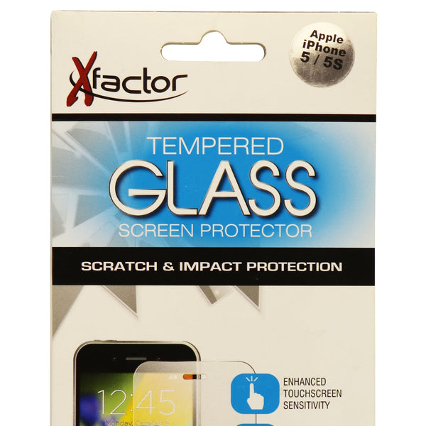 Xfactor 9H Tempered Glass Screen Protector for Apple iPhone SE 5s 5 - Clear - Xfactor - Simple Cell Shop, Free shipping from Maryland!