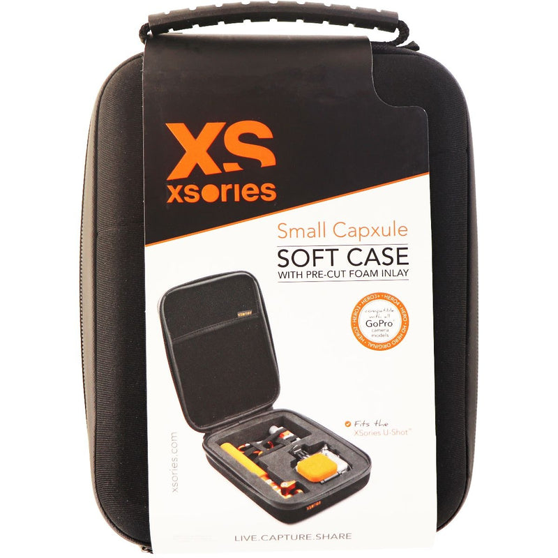 XSories Small Capxule Soft Case with Pre-Cut Foam Inlay for GoPro Cameras -Black - XSories - Simple Cell Shop, Free shipping from Maryland!