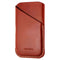Granite Leather Sleeve Pouch Card Case for Palm Phone - Brown - Granite - Simple Cell Shop, Free shipping from Maryland!