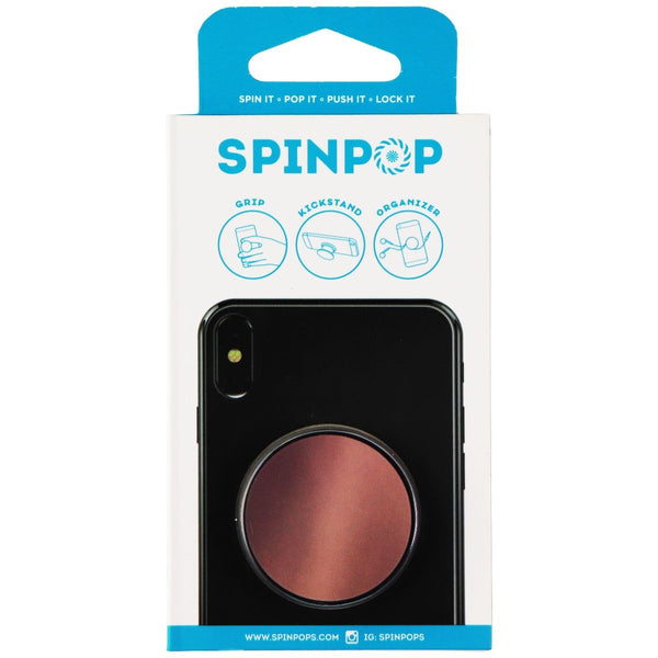 SpinPop Grip, Stand, and Organizer for Phones and Tablets - Beige / Black - SpinPop - Simple Cell Shop, Free shipping from Maryland!