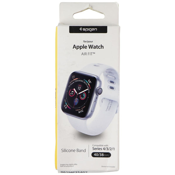 Spigen Silicone Air Fit Watch Band For Apple Watch (41/40/38mm) - White - Spigen - Simple Cell Shop, Free shipping from Maryland!