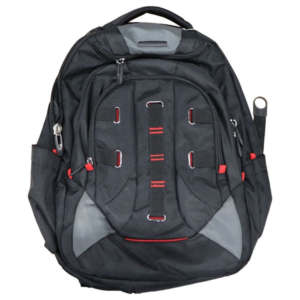 Samsonite Crosscut Laptop Backpack for 17&#34; Laptops - Black / Red - Samsonite - Simple Cell Shop, Free shipping from Maryland!