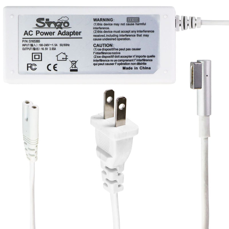 Singo AC Power Adapter Charger Replacement for Apple Mac Book - S165365 - White - Singo - Simple Cell Shop, Free shipping from Maryland!