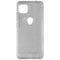 GoTo Flexible Gel Case for Motorola One 5G ACE Smartphone - Clear/Silver Glitter - GoTo - Simple Cell Shop, Free shipping from Maryland!
