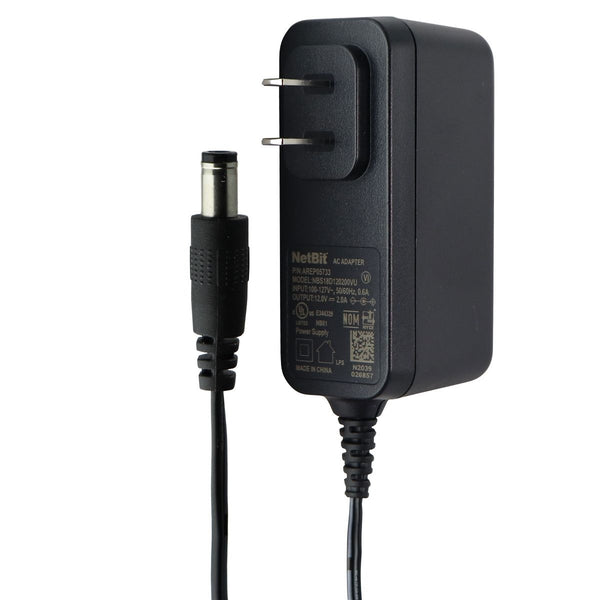 NetBit (12V/2.0A) AC Adapter Wall Charger Power Supply - Black (NBS18D120200VU) - NetBit - Simple Cell Shop, Free shipping from Maryland!