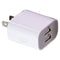 Universal (5V/2A) Dual USB Wall Charger - White (OTM-521) - Unbranded - Simple Cell Shop, Free shipping from Maryland!