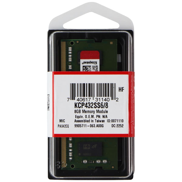 Kingston 8GB DDR4 SDRAM Memory Module (KCP432SS6/8) - Kingston - Simple Cell Shop, Free shipping from Maryland!
