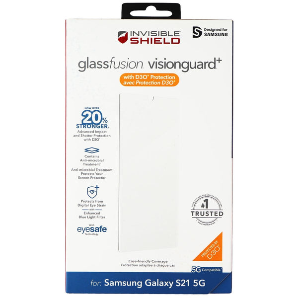 ZAGG InvisibleShield GlassFusion VisionGuard+ Screen Protector for Galaxy S21 5G - Zagg - Simple Cell Shop, Free shipping from Maryland!