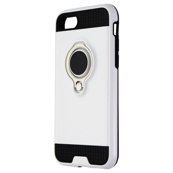 Maetek Case with Finger Ring for iPhone SE (2nd Gen) & iPhone 8/7 - White/Black - Maetek - Simple Cell Shop, Free shipping from Maryland!