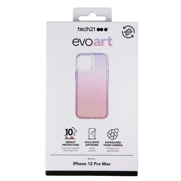 Tech21 Evo Art Series Case for Apple iPhone 12 Pro Max - Ombre Multi Sparkle - Tech21 - Simple Cell Shop, Free shipping from Maryland!
