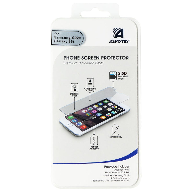 Asmyna Tempered Glass Screen Protector for Samsung Galaxy S6 - Clear - Asmyna - Simple Cell Shop, Free shipping from Maryland!