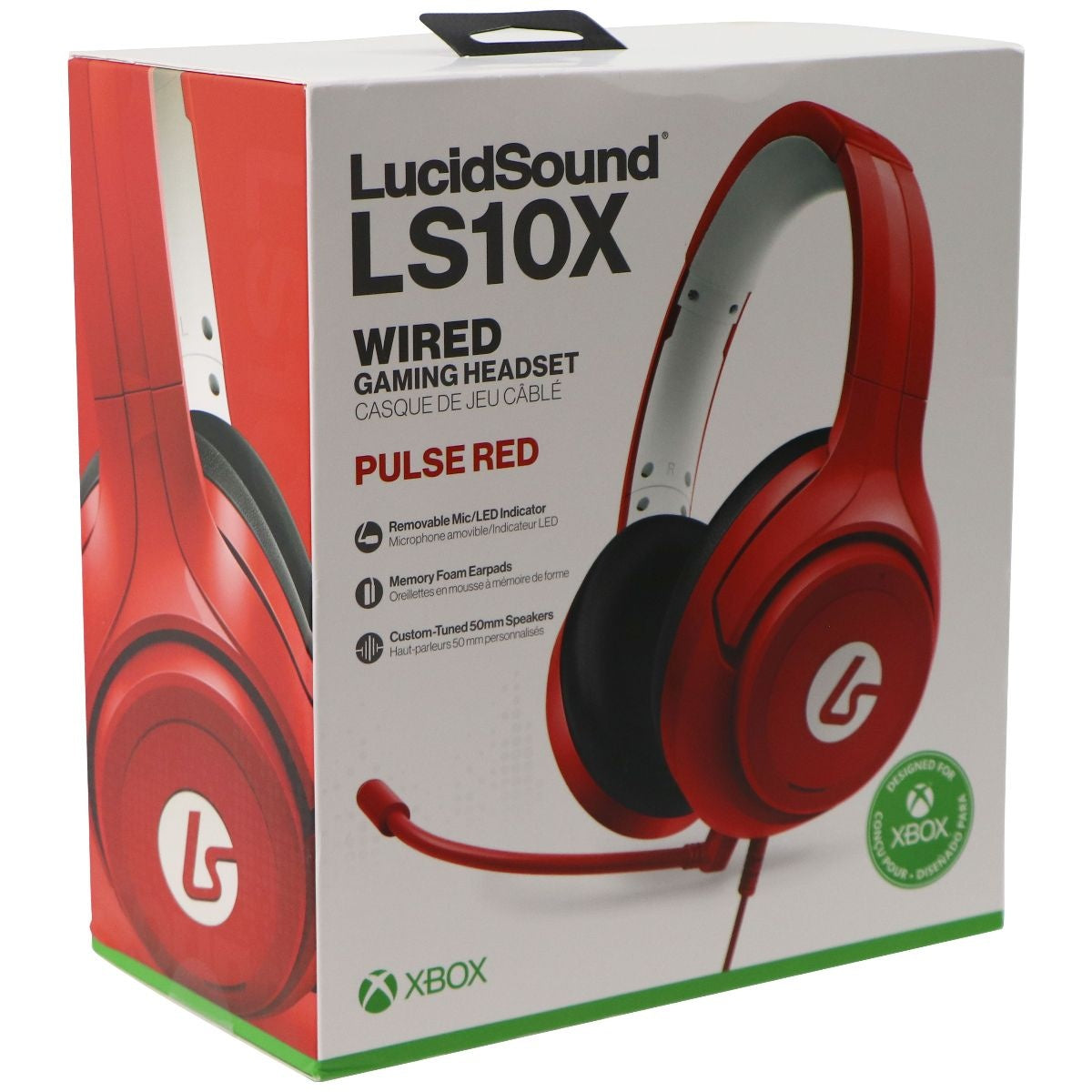 LS10X Wired Gaming Headset for Xbox Series X, S - Pulse Red