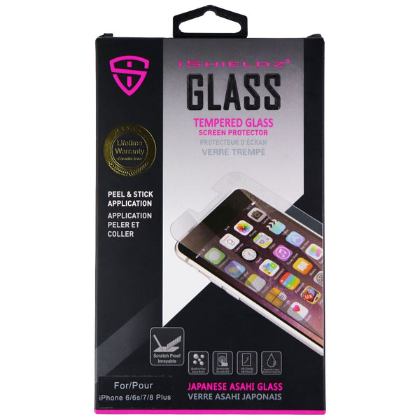 iShieldz Asahi Tempered Glass Screen Protector for iPhone 8 Plus/7 Plus - Clear