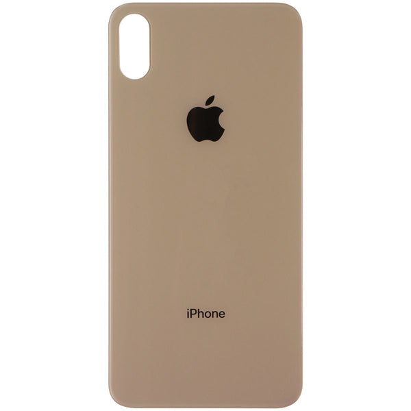 Repair Part - Back Glass Panel for Apple iPhone Xs Max - Gold with Logo - Unbranded - Simple Cell Shop, Free shipping from Maryland!
