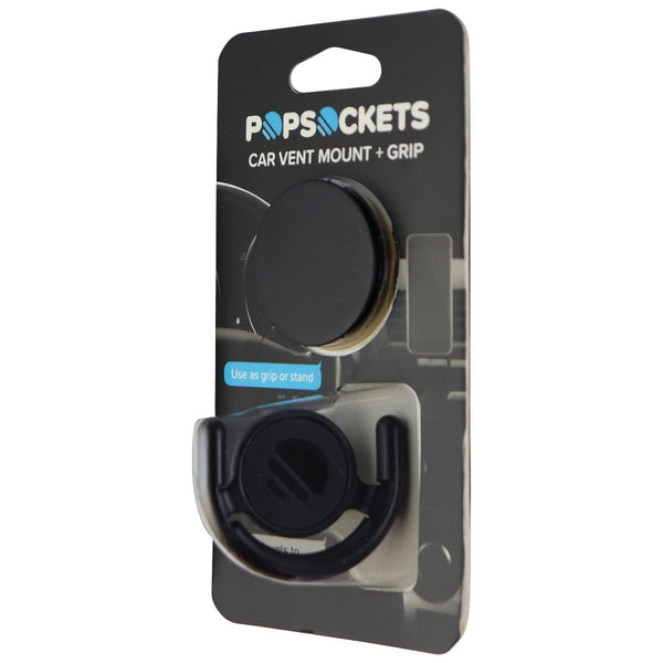 PopSockets Grip & Stand for Phones and Tablets - Black PopGrip & Vent Mount - PopSockets - Simple Cell Shop, Free shipping from Maryland!