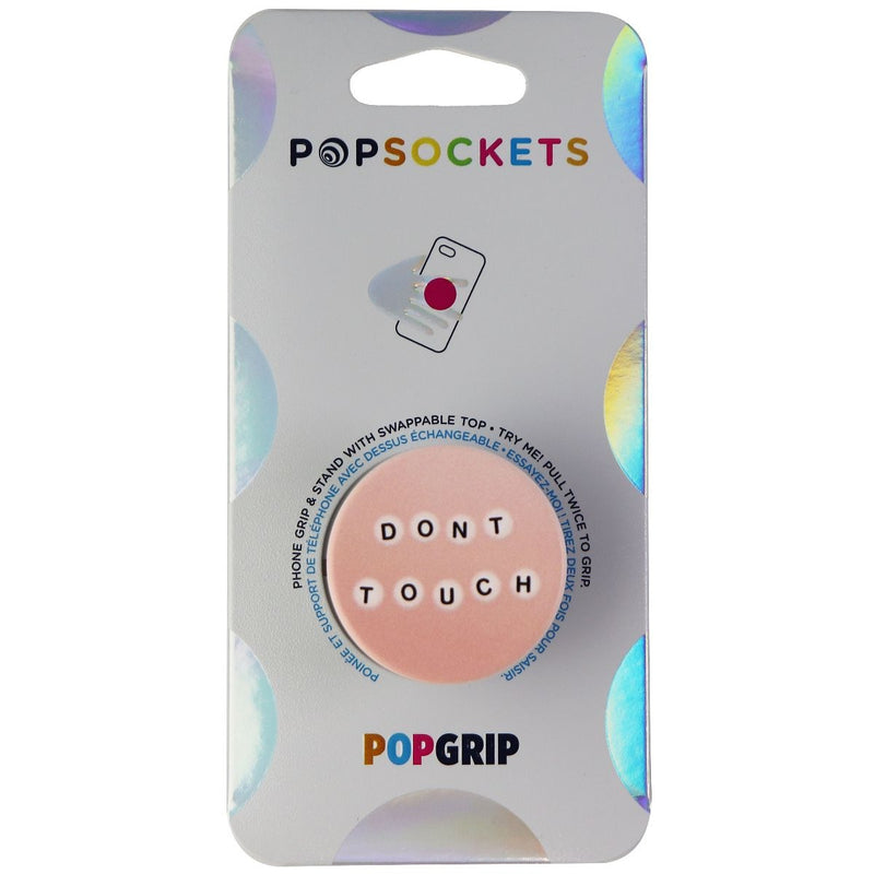PopSockets PopGrip Expanding Stand and Grip w/ Swappable Top - Dont Touch / Pink