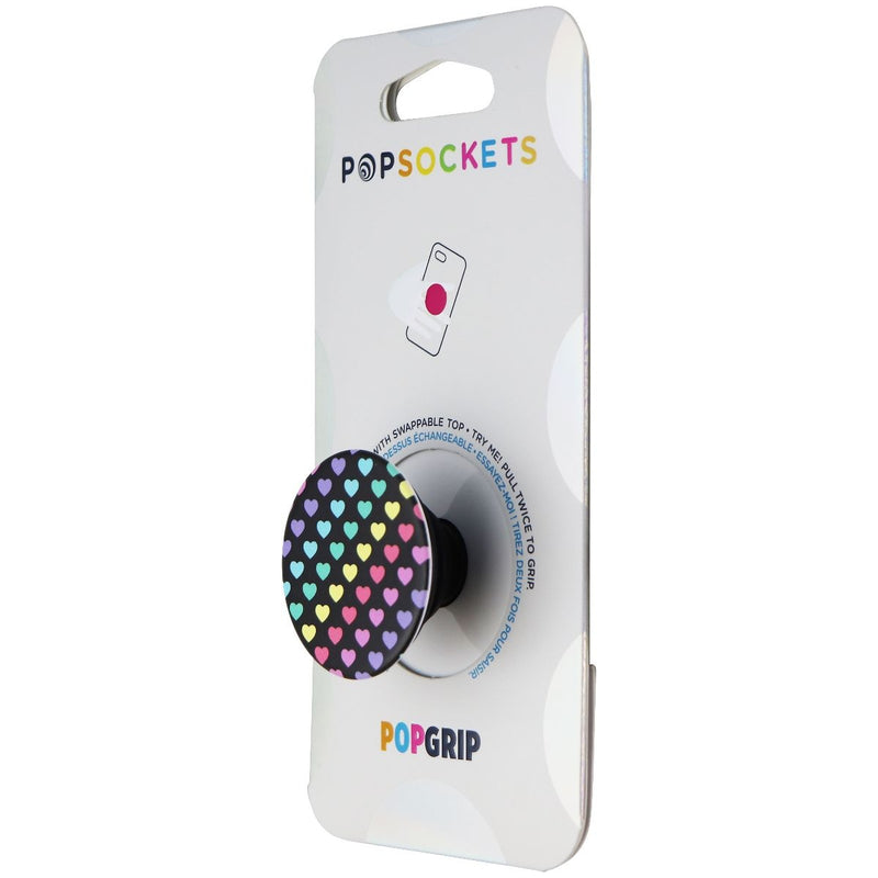 PopSockets: PopGrip Expanding Stand and Grip with Swappable Top - Rainbow Hearts