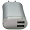 FIFO Dual USB Home Charger (2.1-Amp) Wall Adapter - Silver - FIFO - Simple Cell Shop, Free shipping from Maryland!