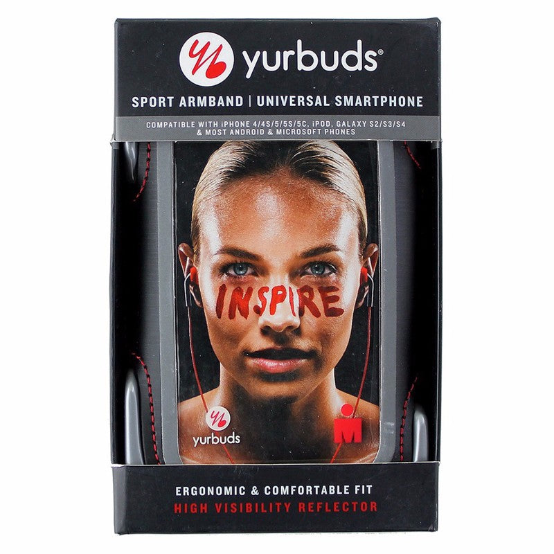 Yurbuds Universal Sport Armband for Smartphones - Black/Red - yurbuds - Simple Cell Shop, Free shipping from Maryland!