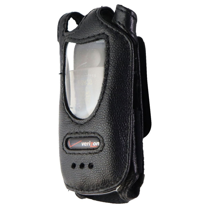 Verizon Wireless Fitted Lambskin Case for Motorola V60s Flip Phone - Black - Verizon - Simple Cell Shop, Free shipping from Maryland!