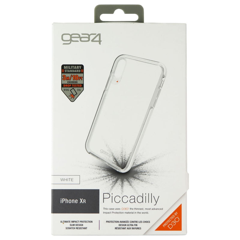 ZAGG GEAR4 Piccadilly Series Case for iPhone XR - Clear/White - Zagg - Simple Cell Shop, Free shipping from Maryland!