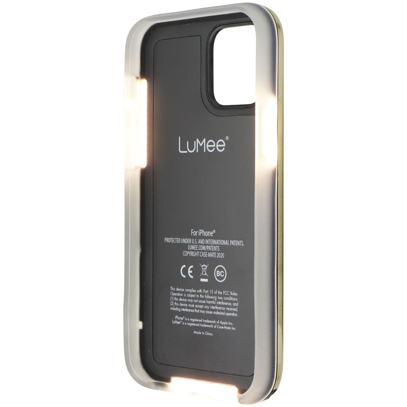 Case-Mate LuMee Halo Series LED Case for iPhone 12 Pro / 12 - Gold