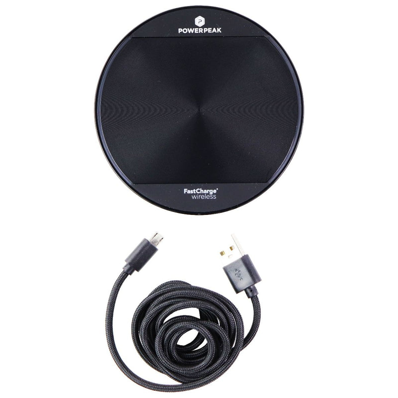 PowerPeak Fast Charge Wireless Charging Pad - Black (PP-QIWC-A) - PowerPeak - Simple Cell Shop, Free shipping from Maryland!