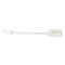 CableCreation Mini DisplayPort to Female HDMI Adapter - White