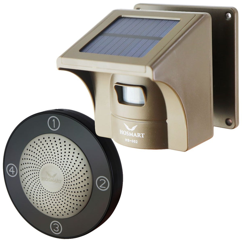 Hosmart 1/2 Mile Wireless Solar Driveway Alarm with Solar Panel (HS-002) - Hosmart - Simple Cell Shop, Free shipping from Maryland!
