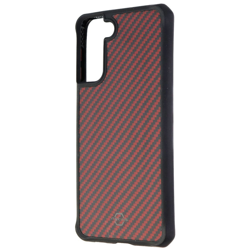 ITSKINS Hybrid Carbon Case for Samsung Galaxy (S21+) 5G - Black/Red - ITSKINS - Simple Cell Shop, Free shipping from Maryland!