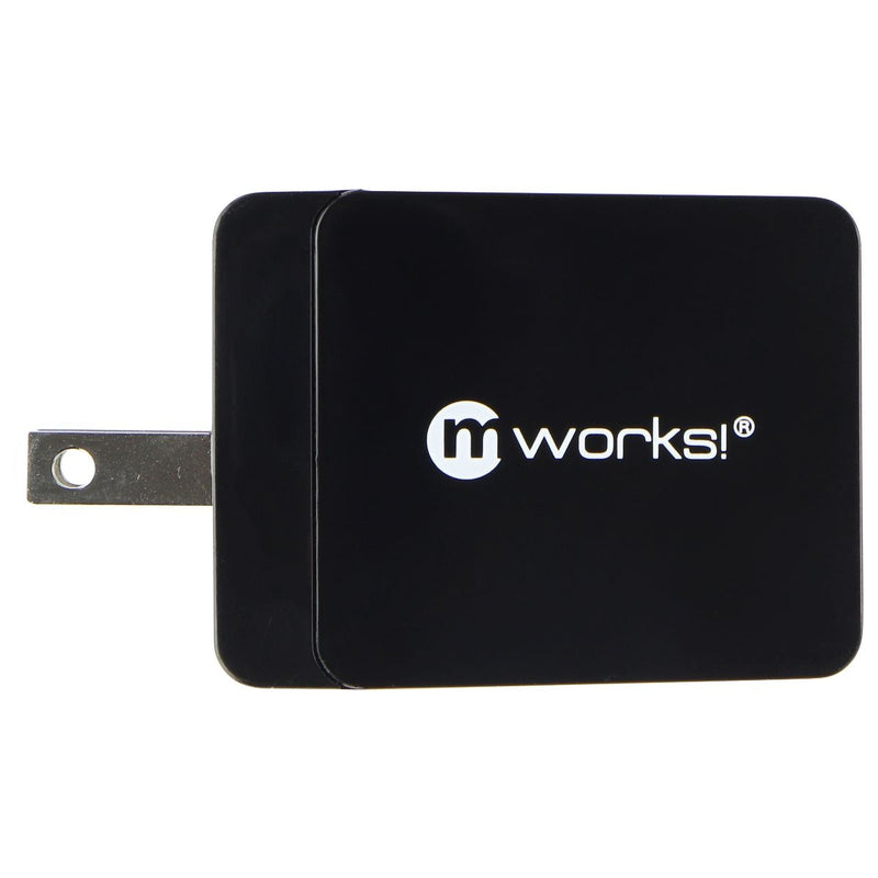 mworks! mPOWER! Dual Port (5V/3.4A) USB Travel Wall Charger - Black - mWorks! - Simple Cell Shop, Free shipping from Maryland!