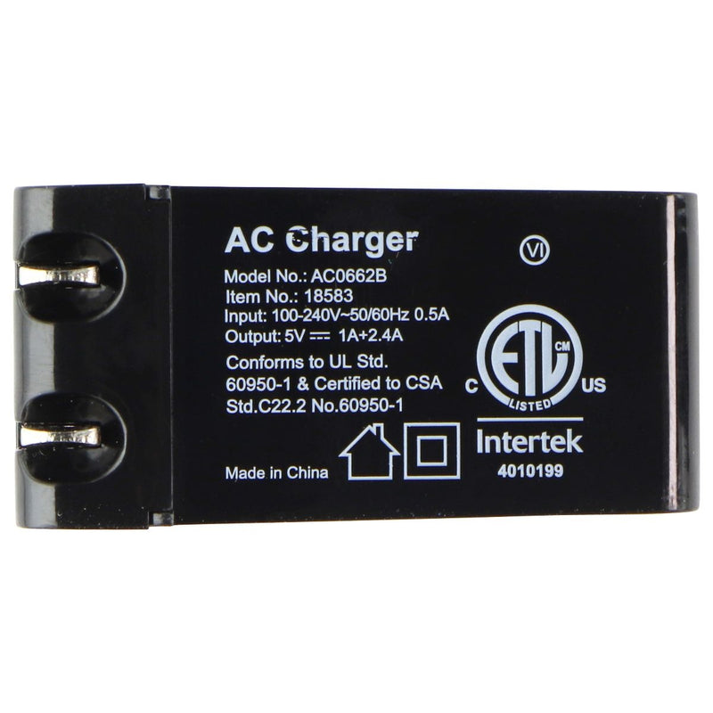 mworks! mPOWER! Dual Port (5V/3.4A) USB Travel Wall Charger - Black - mWorks! - Simple Cell Shop, Free shipping from Maryland!