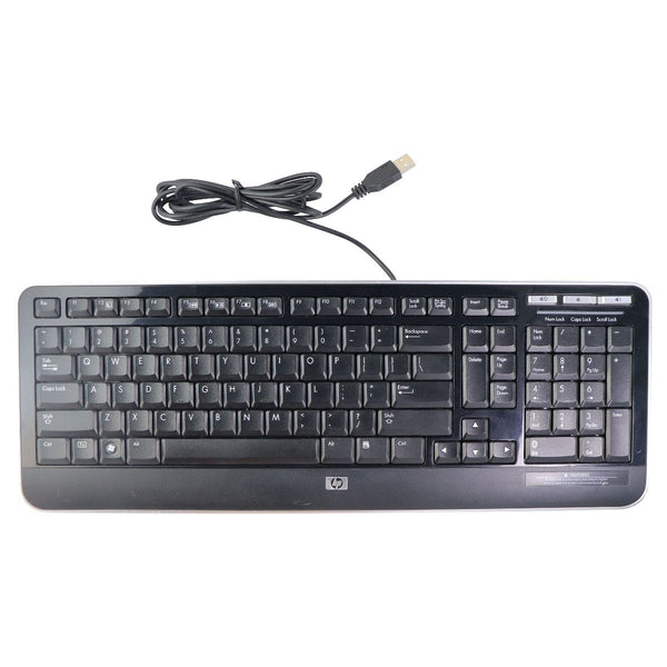 HP Wired USB Keyboard for Windows PC & More - Black/Silver (KU-0841) - HP - Simple Cell Shop, Free shipping from Maryland!