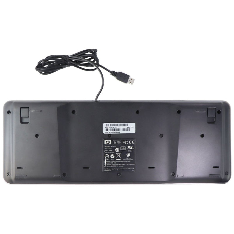 HP Wired USB Keyboard for Windows PC & More - Black/Silver (KU-0841) - HP - Simple Cell Shop, Free shipping from Maryland!