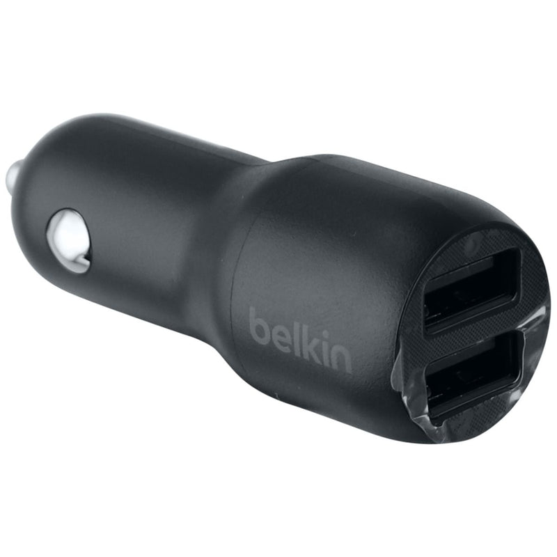 Belkin 24-Watt Dual USB Car Charger for iPhone/Android and More - Black - Belkin - Simple Cell Shop, Free shipping from Maryland!