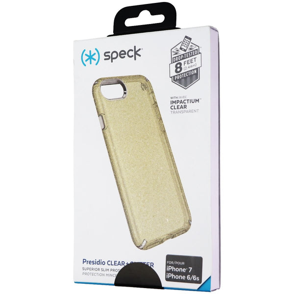 Speck Presidio Clear+Glitter Case for Apple iPhone 7/6s/6 - Gold Glitter - Speck - Simple Cell Shop, Free shipping from Maryland!