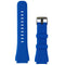 22mm Silicone Adjusting Band for Gear S3 Frontier - Blue (Clasp and Strap) - Unbranded - Simple Cell Shop, Free shipping from Maryland!