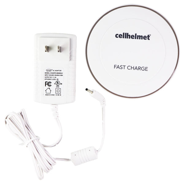 CellHelmet Universal 10-Watt Fast Wireless Qi Charger Pad - White - CellHelmet - Simple Cell Shop, Free shipping from Maryland!