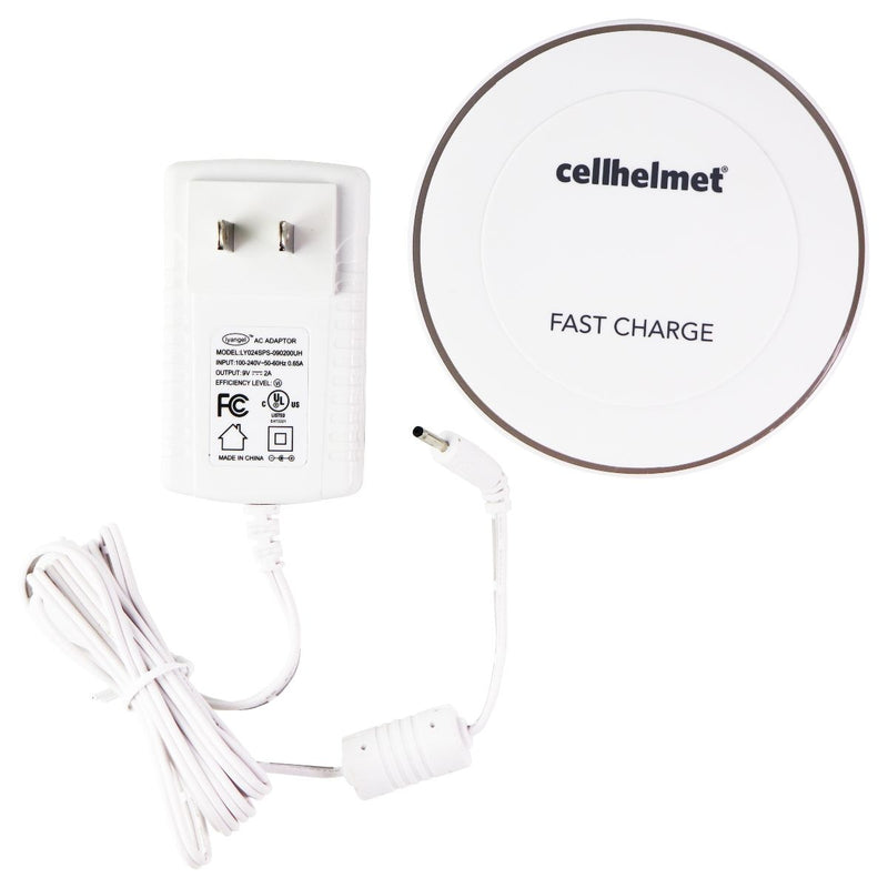 CellHelmet Universal 10-Watt Fast Wireless Qi Charger Pad - White - CellHelmet - Simple Cell Shop, Free shipping from Maryland!