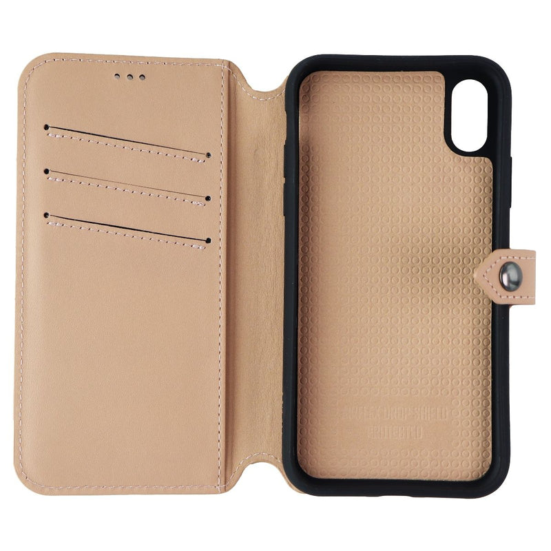 ERCKO 2-in-1 Magnet Wallet Leather Case for iPhone XR - Light Brown/Black - Ercko - Simple Cell Shop, Free shipping from Maryland!