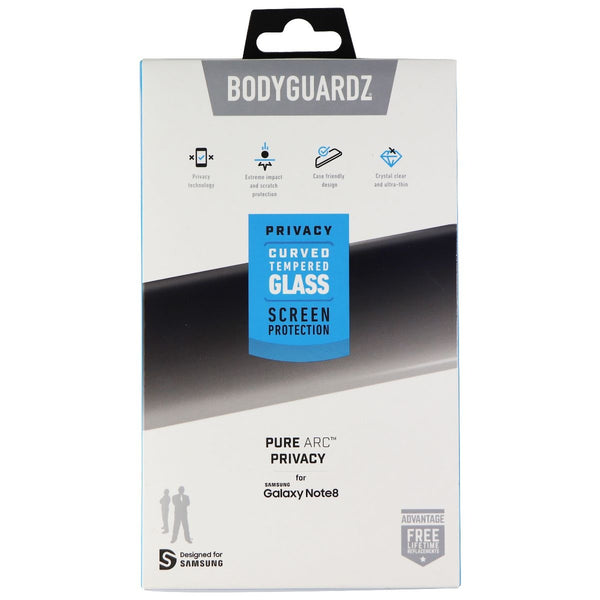 BodyGuardz Pure Arc Privacy Series Tempered Glass for Galaxy Note8 - BODYGUARDZ - Simple Cell Shop, Free shipping from Maryland!