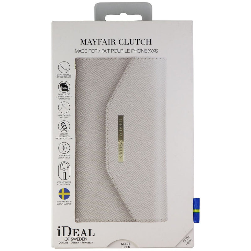 iDeal of Sweden Mayfair Clutch Wallet Case for Apple iPhone X / Xs - White - iDeal of Sweden - Simple Cell Shop, Free shipping from Maryland!