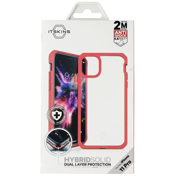 ITSKINS Hybrid Solid Case for Apple iPhone 11 Pro - Plain Coral / Transparent - ITSKINS - Simple Cell Shop, Free shipping from Maryland!