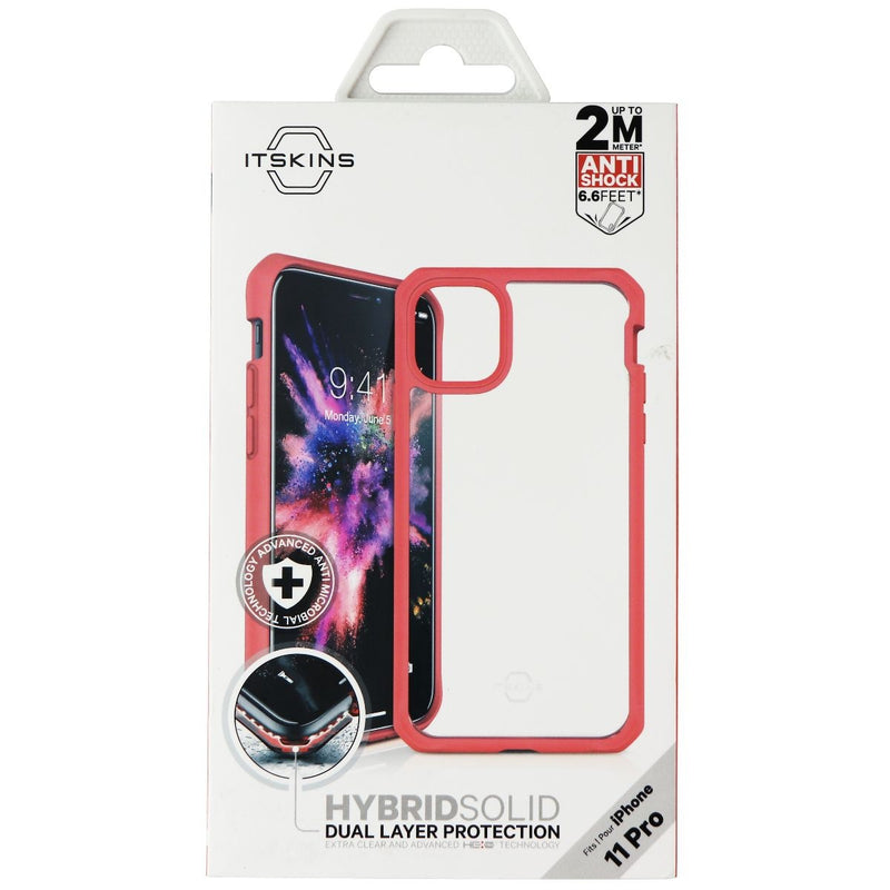 ITSKINS Hybrid Solid Case for Apple iPhone 11 Pro - Plain Coral / Transparent - ITSKINS - Simple Cell Shop, Free shipping from Maryland!
