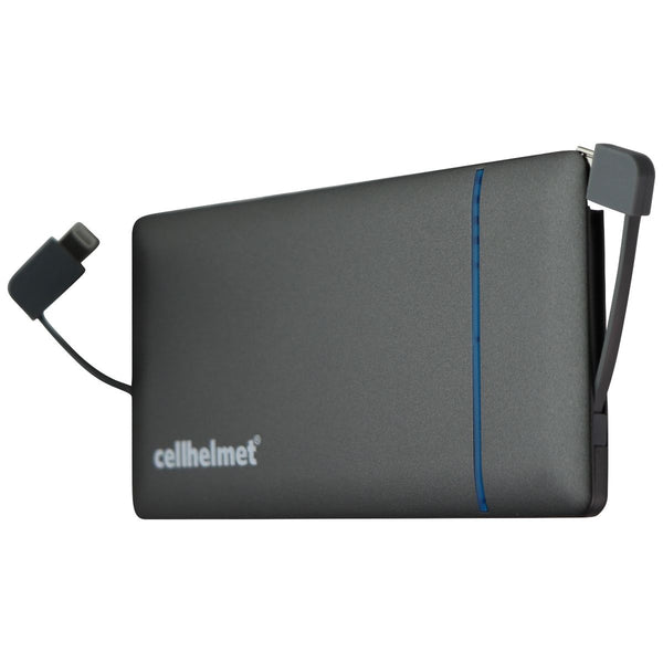 CellHelmet 5,000mAh Power Bank with Micro-USB and 8-Pin for iPhone - Black - CellHelmet - Simple Cell Shop, Free shipping from Maryland!