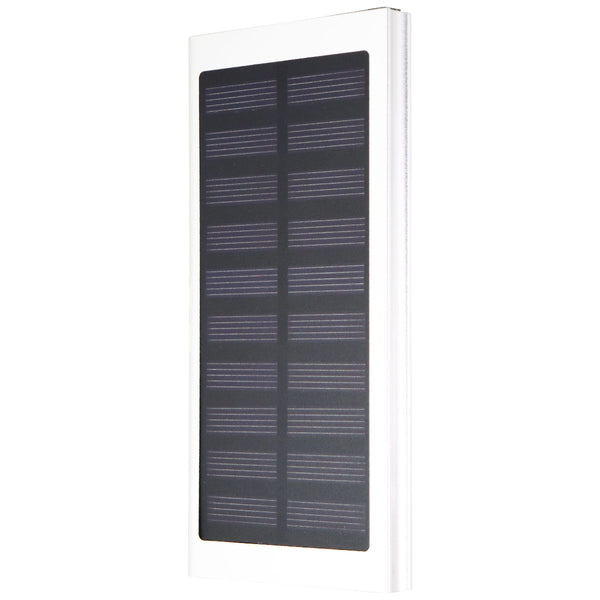 Universal 20,000mAh Smart Solar Powered Power Bank Portable Charger - Silver - DHG - Simple Cell Shop, Free shipping from Maryland!