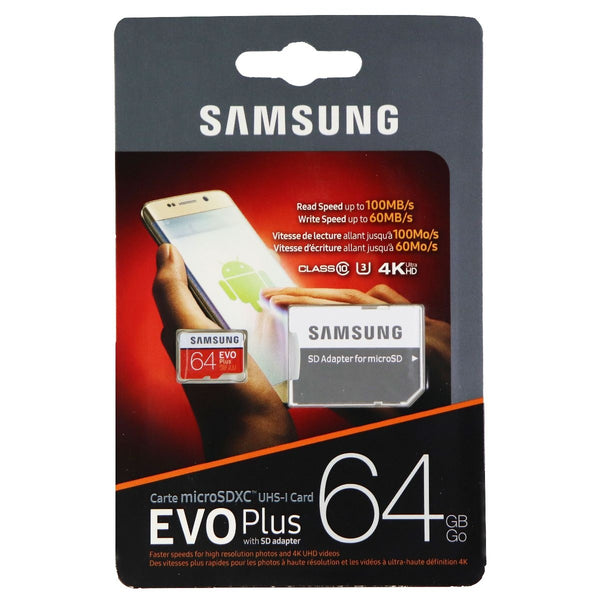 Samsung Evo Plus MicroSDXC 64GB UHS-1 Memory Card with Adapter - Samsung - Simple Cell Shop, Free shipping from Maryland!